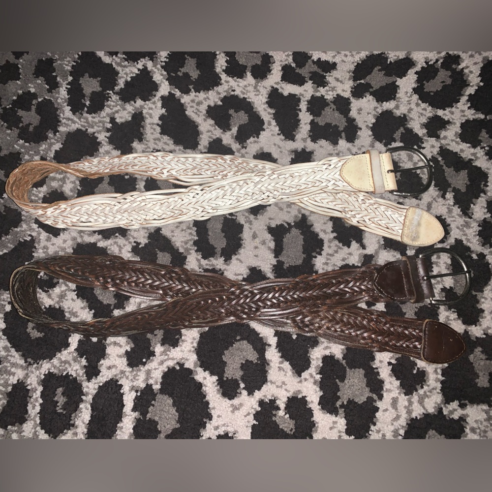 American Eagle braided belts.